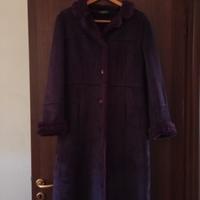 cappotto scamosciato sintetico 