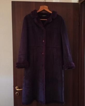 cappotto scamosciato sintetico 