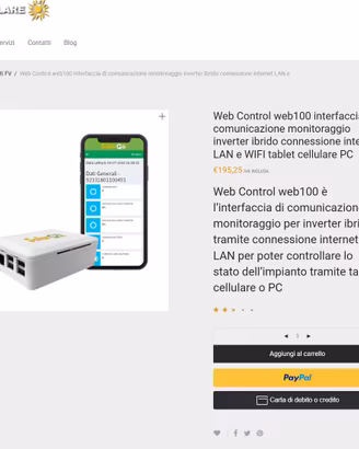 CONTROLLO INVERTER DA REMOTO (SolarGo)