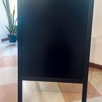 Lavagna Nera con Cavalletto bifacciale 100x60cm