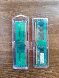 Ram DDR2 512 MB 2 pezzi