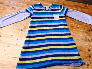 Vestito bambina vintage fatto a mano 