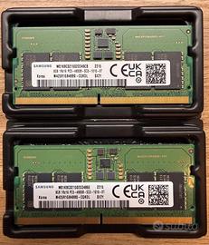 16GB DDR5 SoDIMM Kit RAM (2X 8GB) 4800MT/s