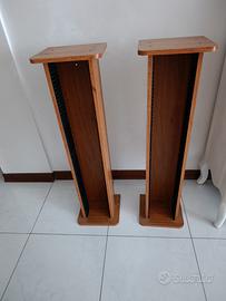 colonna porta cd in legno