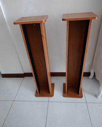 colonna porta cd in legno