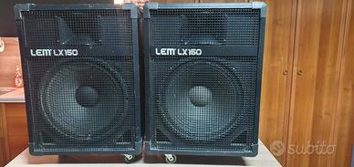 Casse attive lem lx150 150w rms