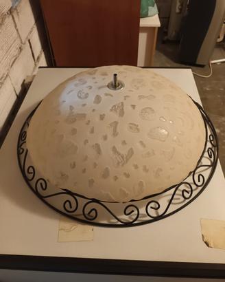 Lampadario da soffitto in ferro battuto