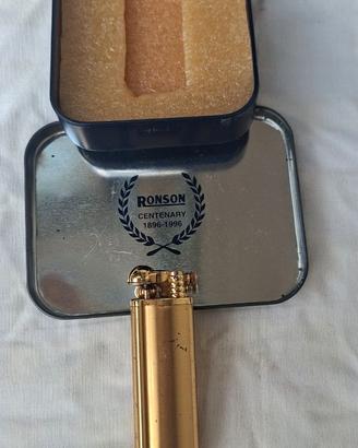 Ronson Varaflame Vintage Placcato Oro - A GAS - Or