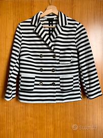 Blazer a righe Topshop