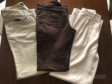 Lotto 3 jeans/pantaloni estivi donna taglia S