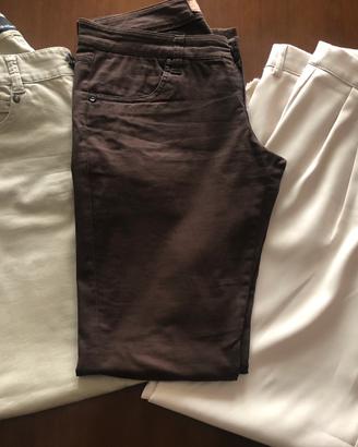 Lotto 3 jeans/pantaloni estivi donna taglia S