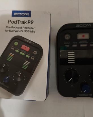 Studio Podcast PRO: Zoom P2 + microfono prof + SD