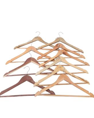 Set: 13 Grucce in Legno Naturale
