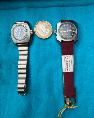 Due orologi anni 70