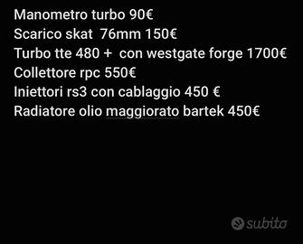 vari ricambi tfsi/tsi  ex golf 6r