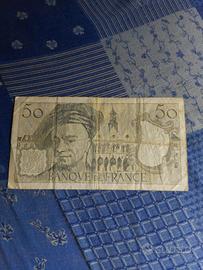 Banconote Monete Franchi Francesi dal 1960 al 2000