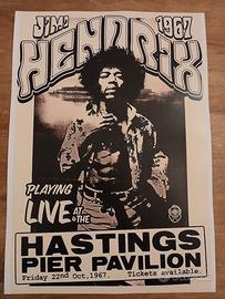 poster Jimi Hendrix Wallart Formato A3 