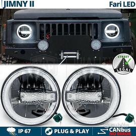 Fari Led Angel Eyes Per SUZUKI JIMNY 2 OMOLOGATI
