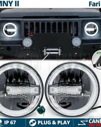 Fari Led Angel Eyes Per SUZUKI JIMNY 2 OMOLOGATI
