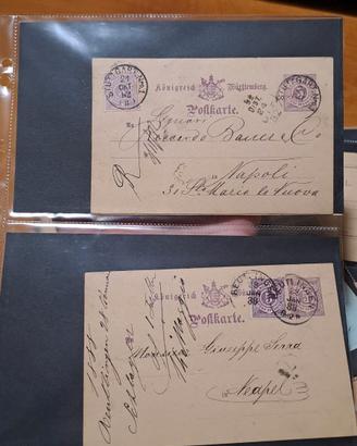 cartoline postali straniere fine 800