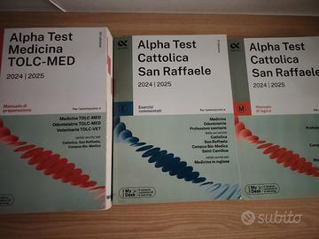 Set 3 libri Alpha test  2024-2025 