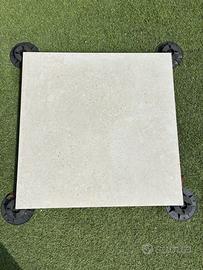Pavimento galleggiante 100x100 Konkrete White 2 cm