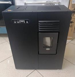 STUFA A PELLET EVA CALOR NERO GOFFRATO 4,6 KW