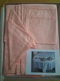 Tovaglia x 12 in Fiandra con orlo a giorno