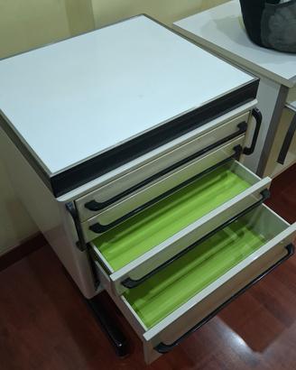 cassettiera carrello dentisti medici professionale