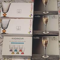 BICCHIERI BORMIOLI e CASANOVA
