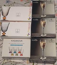 BICCHIERI BORMIOLI e CASANOVA