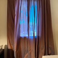 Tende ignifughe hotel con binario