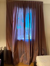 Tende ignifughe hotel con binario