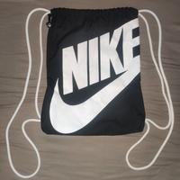 Nike heritage gym sack/sacca sportiva, zaino nero