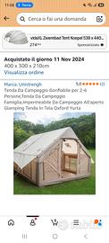 tenda gonfiabile 4/6 posti 