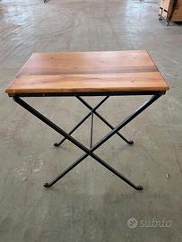 Tavolo in legno e ferro 2 posti