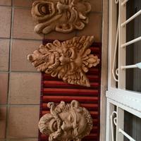 Maschere in terracotta