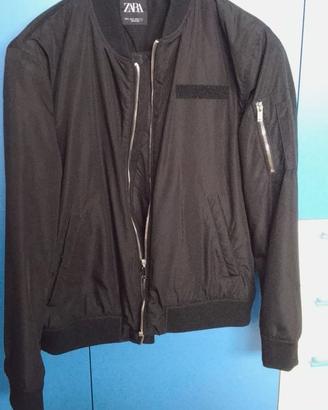 Zara, bomber nero uomo