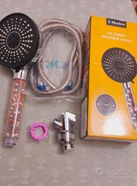  Soffione doccia 5 getti - kit nuovo 