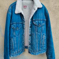 giubbotto giacca Levis usa vintage sherpa