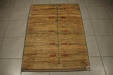 Tappeto Gabbeh bianco circa 120x90cm