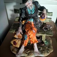 Anziano ceramica Capodimonte