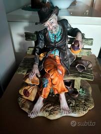 Anziano ceramica Capodimonte