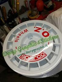 Adesivi per cerchi O.Z Racing Speedline corse ecc