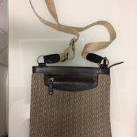 Borsello unisex Pollini nuovo pelle e tessuto