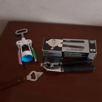 3 accessori per cucina in acciaio 