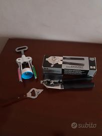 3 accessori per cucina in acciaio 