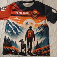 maglietta trekking maniche corte