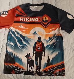 maglietta trekking maniche corte