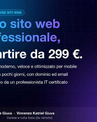 Realizzazione siti web economici e professionali